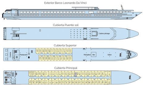 Plano Barco Leonardo Da Vinci